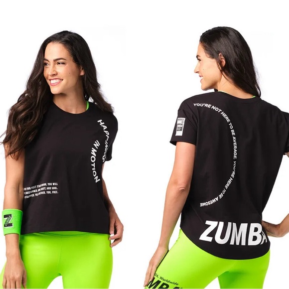 Zumba Fitness Tops - ZUMBA Scoop Hem Top( NWOT)
